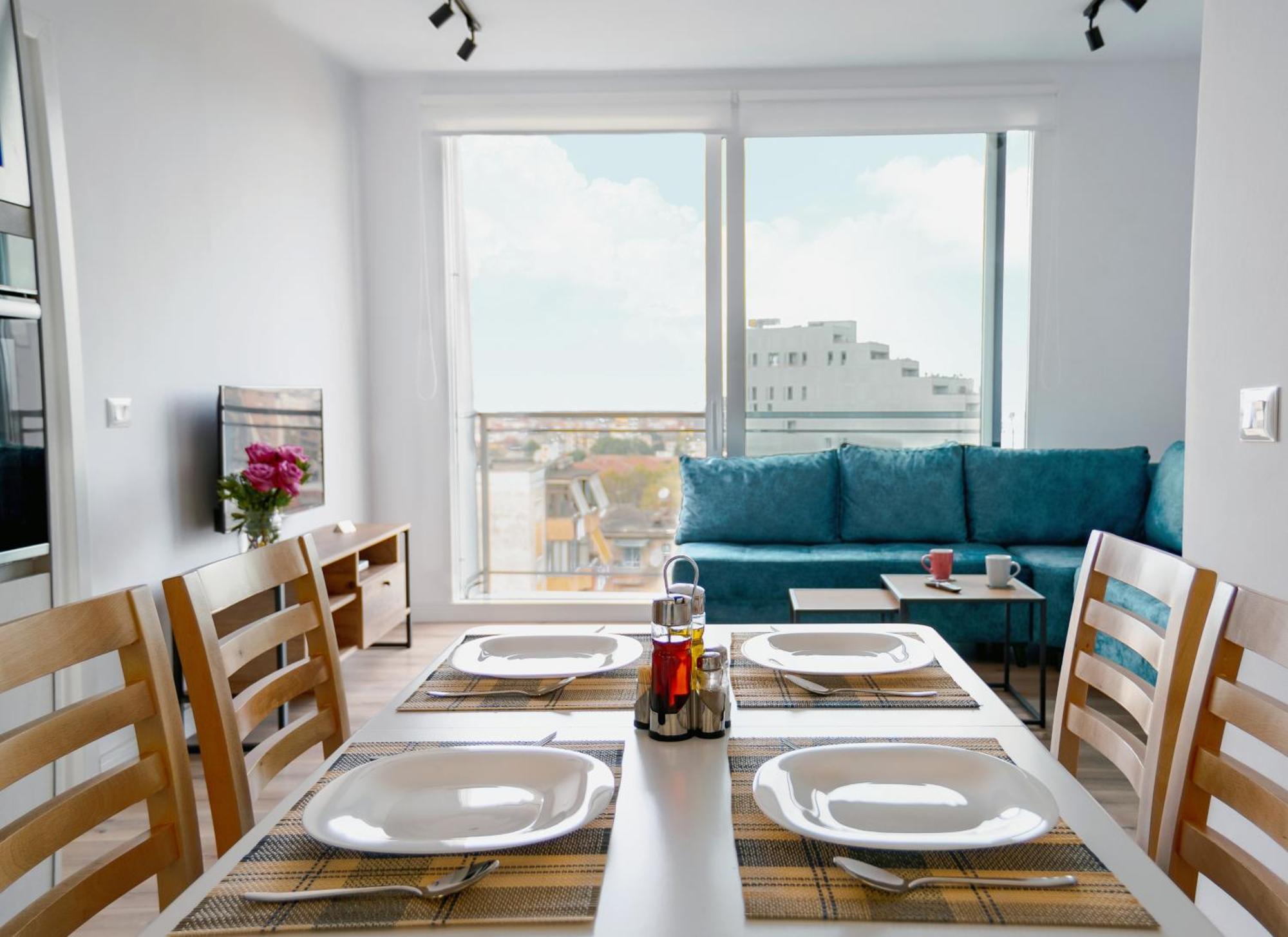 Urban Serenity City Skyline View Apartment 1 Тирана Экстерьер фото